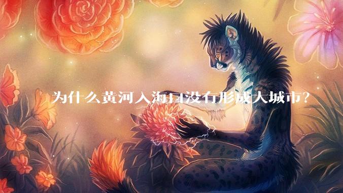为什么黄河入海口没有形成大城市？